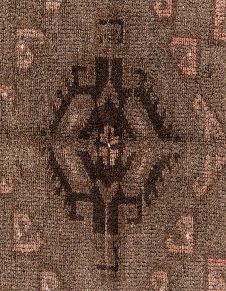 Detail image of 3' 8 x 6' 7  Hand Knotted Ultra Vintage Persian Wool Rug