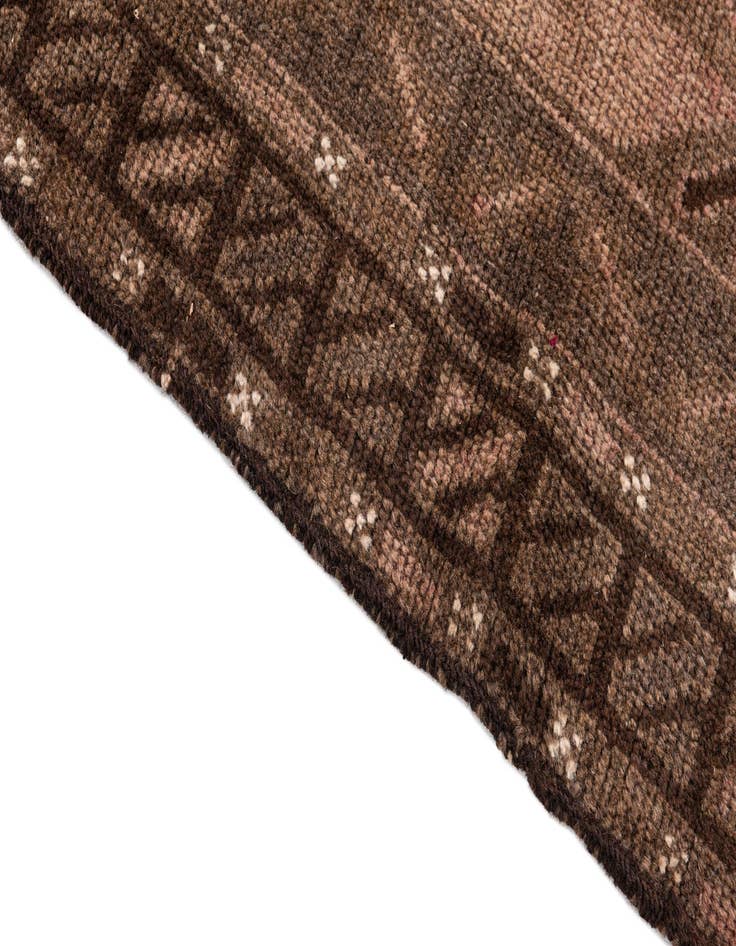 Detail image of 3' 7 x 6' 3  Hand Knotted Ultra Vintage Persian Wool Rug