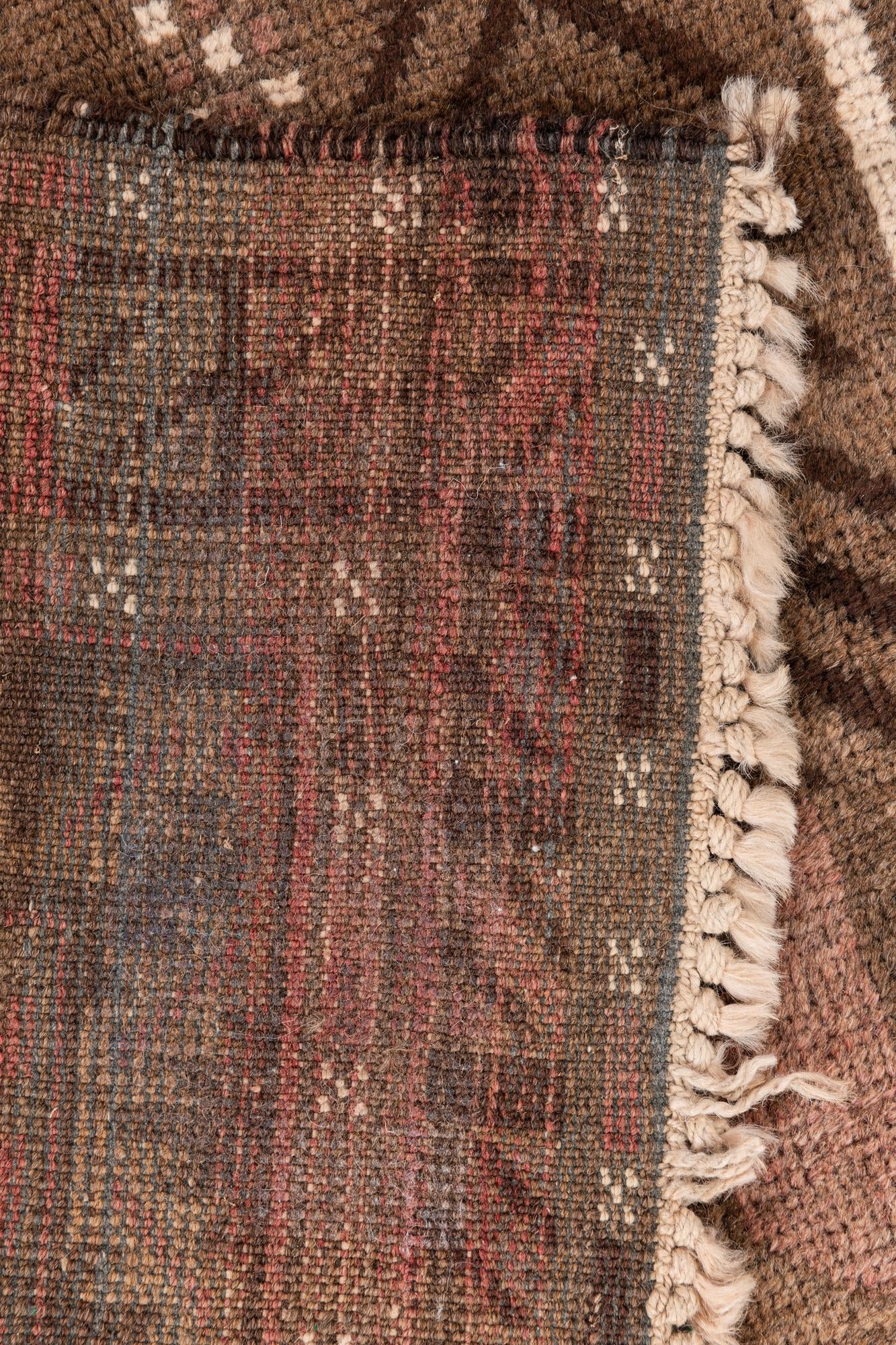 3' 7 x 6' 3 Hand Knotted Ultra Vintage Persian Wool Rug