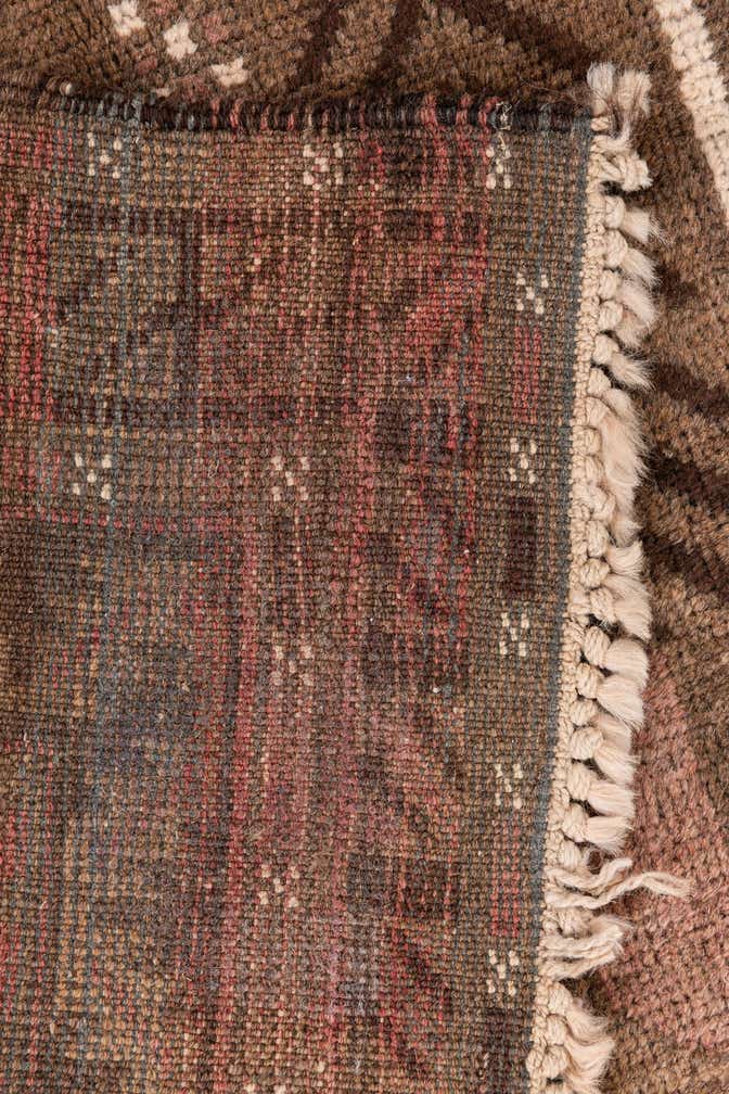 3' 7 x 6' 3 Hand Knotted Ultra Vintage Persian Wool Rug