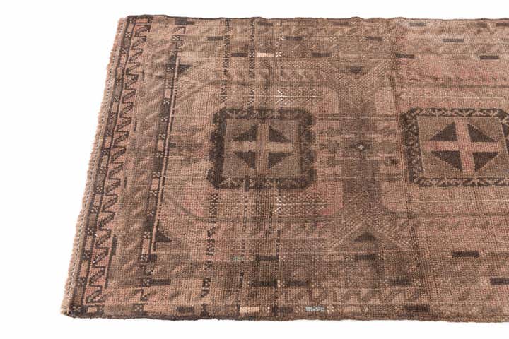 2' 9 x 4' 1 Hand Knotted Ultra Vintage Persian Wool Rug