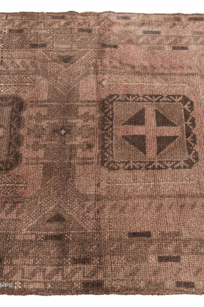 2' 9 x 4' 1 Hand Knotted Ultra Vintage Persian Wool Rug