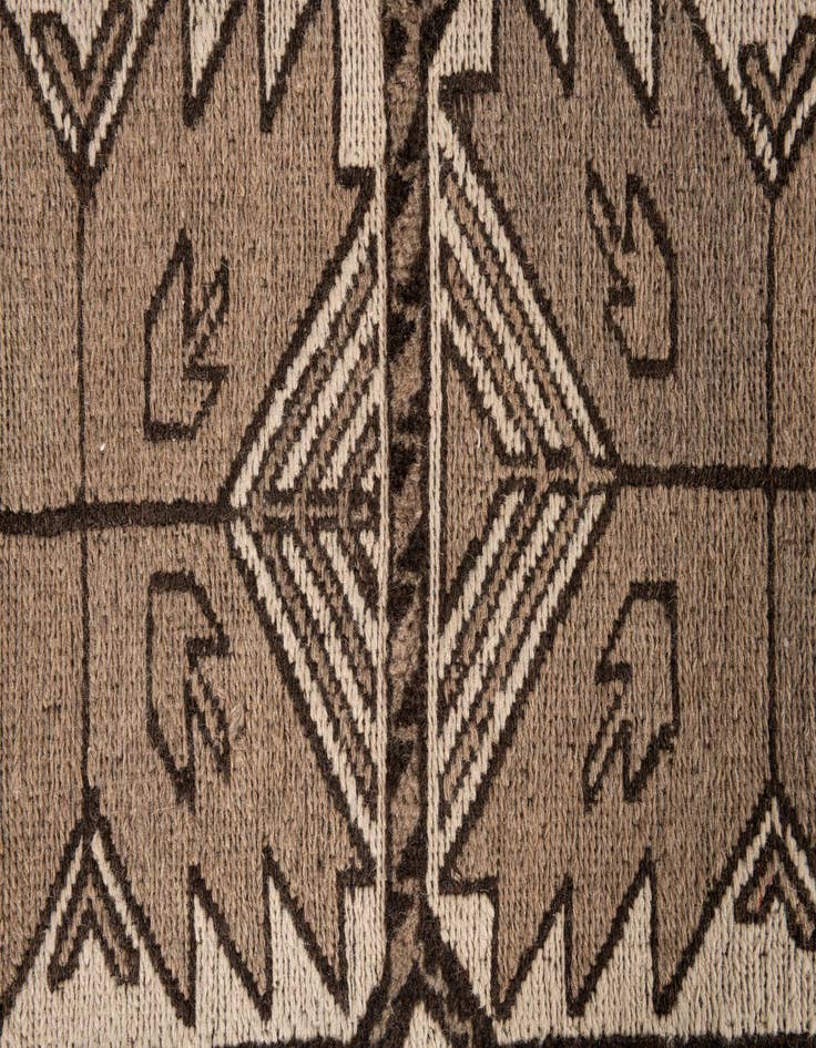 Detail image of  6' 5 x 8' 7  Hand Knotted Ultra Vintage Persian Wool Rug