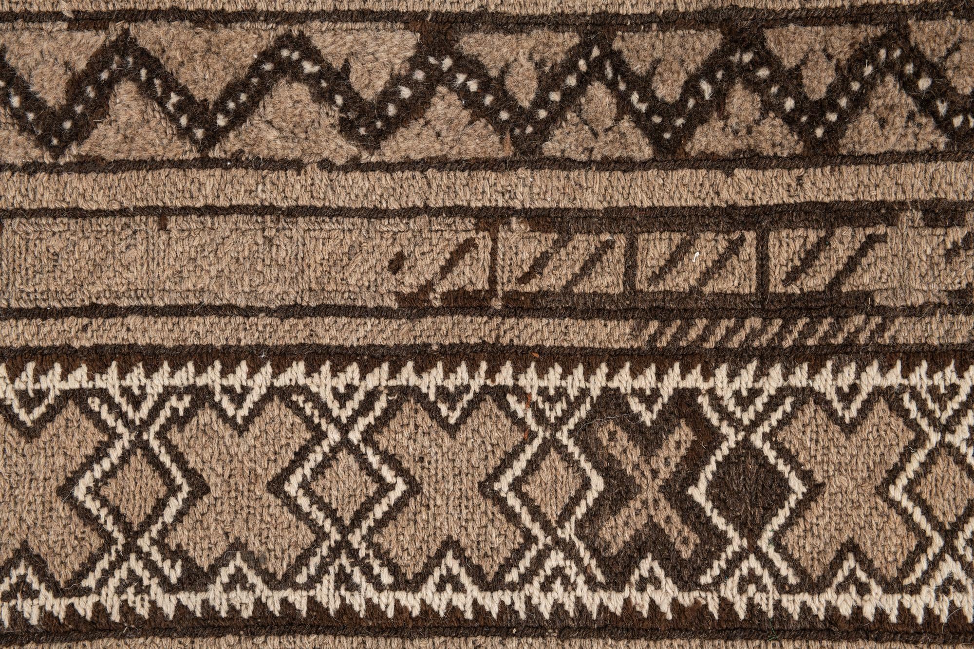 6' 5 x 8' 7 Hand Knotted Ultra Vintage Persian Wool Rug