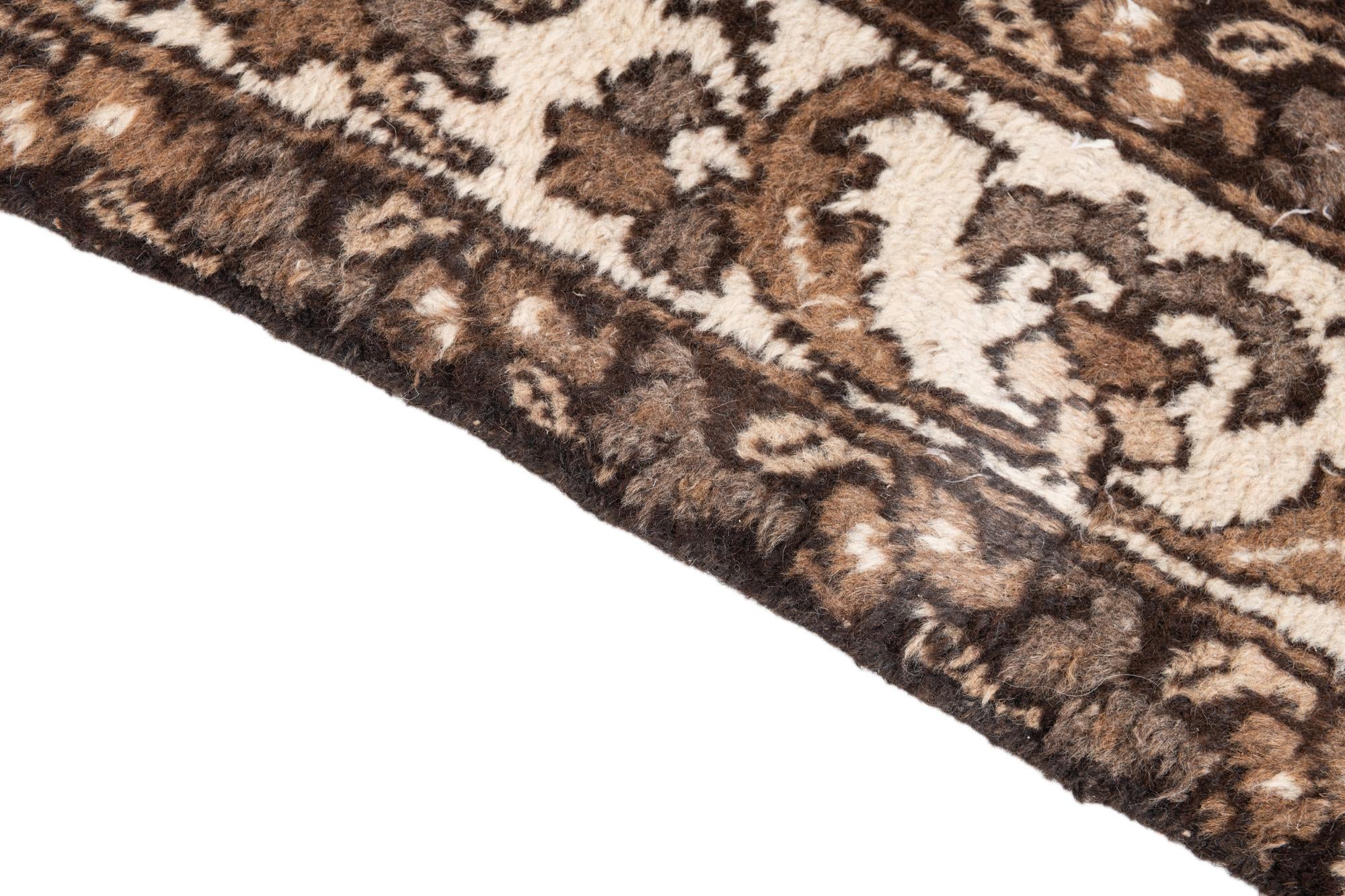 6' 5 x 9' 8 Hand Knotted Ultra Vintage Persian Wool Rug