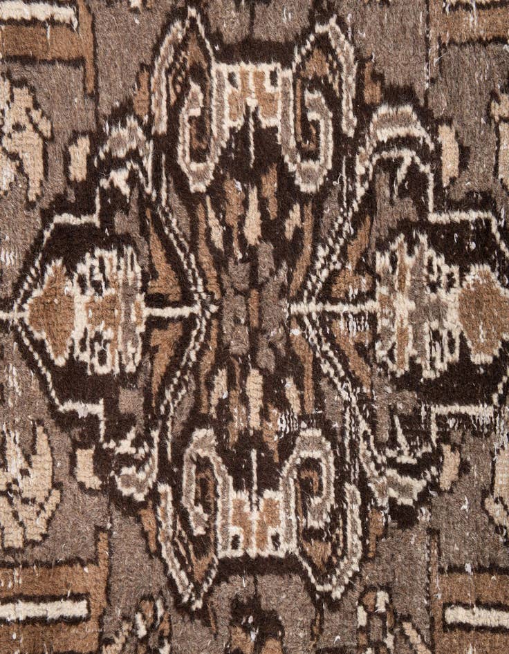 Detail image of 6' 5 x 9' 8  Hand Knotted Ultra Vintage Persian Wool Rug