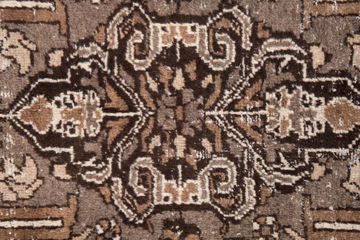6' 5 x 9' 8 Hand Knotted Ultra Vintage Persian Wool Rug