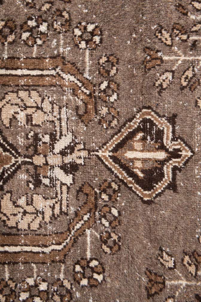 6' 5 x 9' 8 Hand Knotted Ultra Vintage Persian Wool Rug