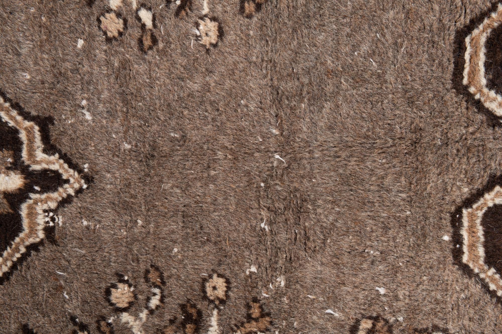 6' 5 x 9' 8 Hand Knotted Ultra Vintage Persian Wool Rug