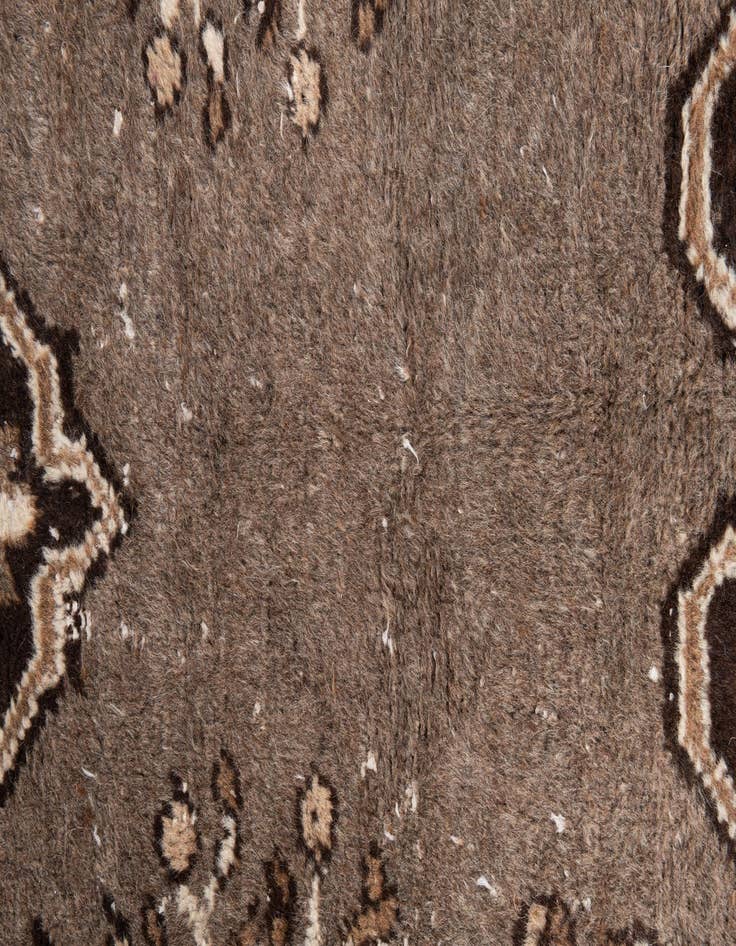 Detail image of 6' 5 x 9' 8  Hand Knotted Ultra Vintage Persian Wool Rug