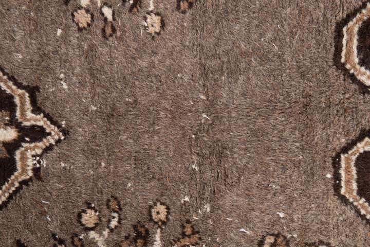 6' 5 x 9' 8 Hand Knotted Ultra Vintage Persian Wool Rug
