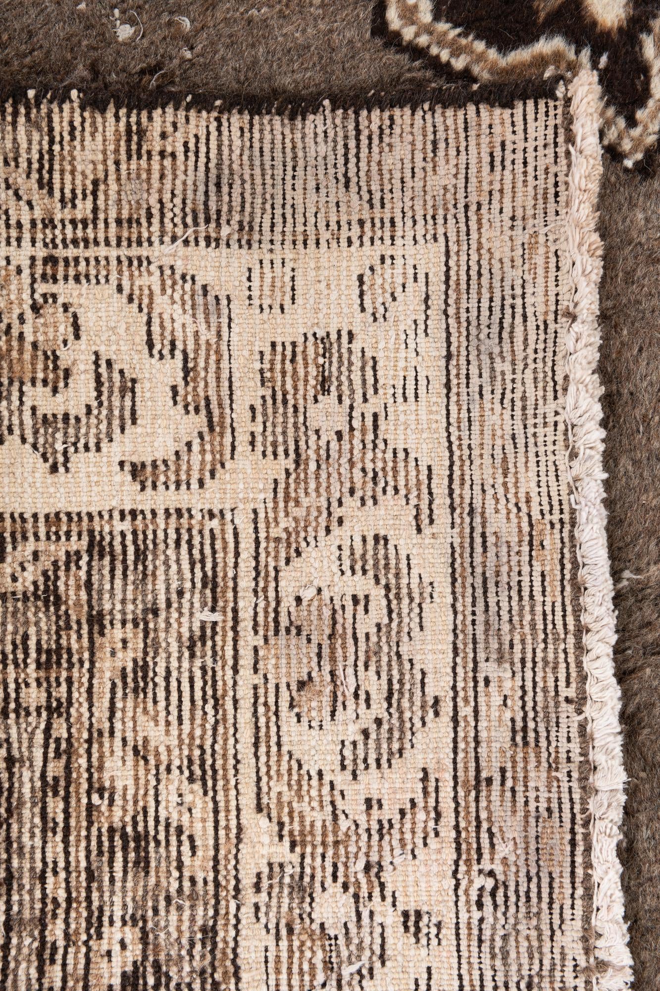6' 5 x 9' 8 Hand Knotted Ultra Vintage Persian Wool Rug