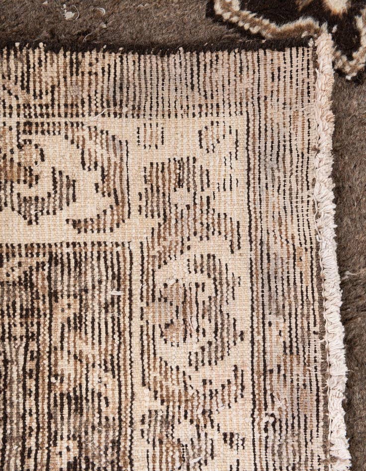 Detail image of 6' 5 x 9' 8  Hand Knotted Ultra Vintage Persian Wool Rug