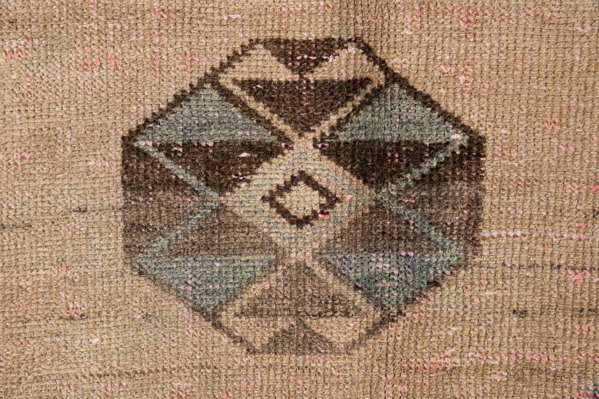 5' 6 x 9' 2 Hand Knotted Ultra Vintage Persian Wool Rug