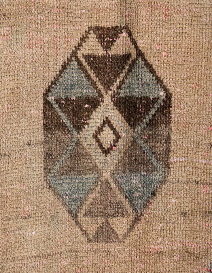 Detail image of 5' 6 x 9' 2  Hand Knotted Ultra Vintage Persian Wool Rug