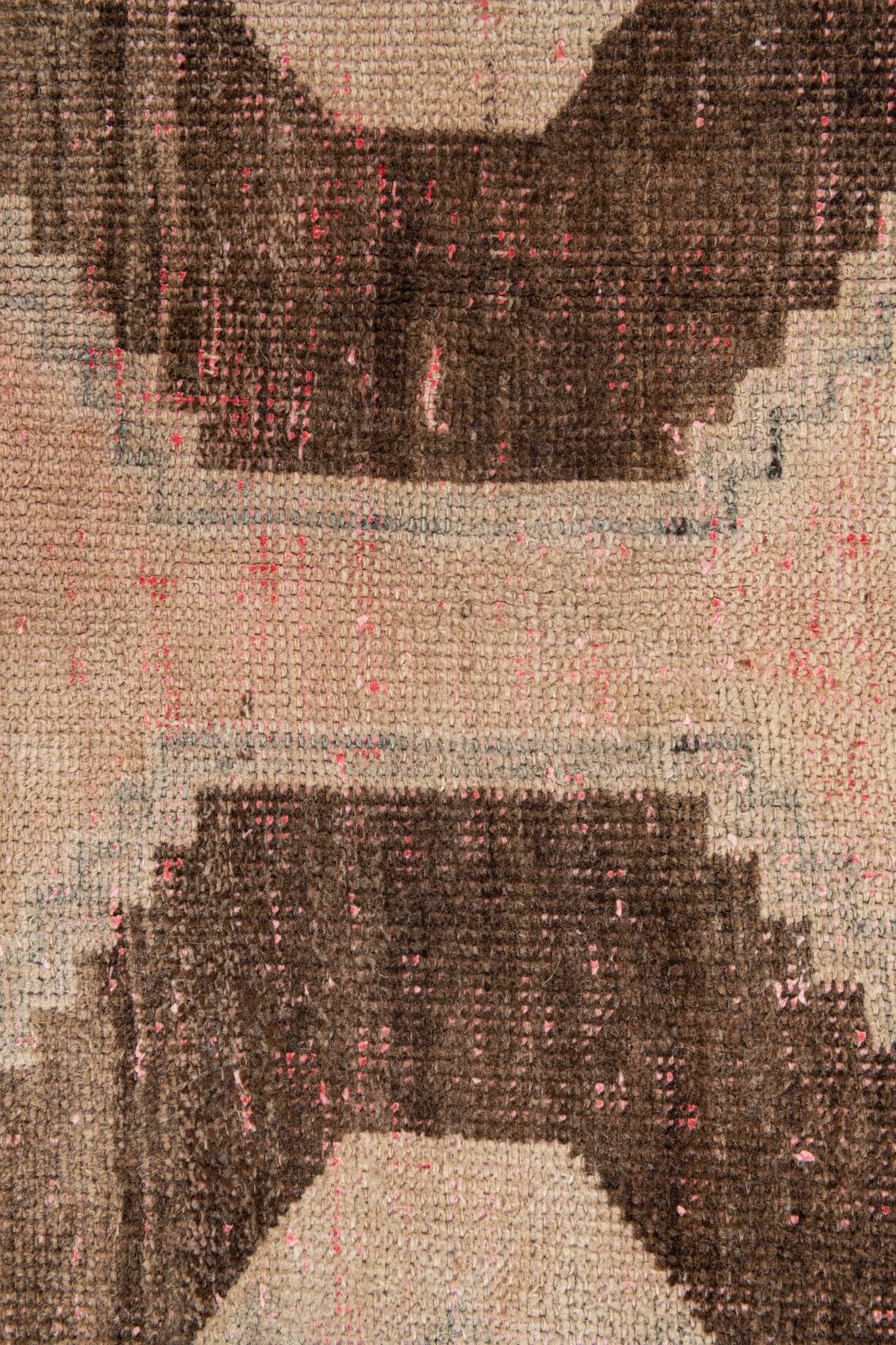 5' 6 x 9' 2 Hand Knotted Ultra Vintage Persian Wool Rug