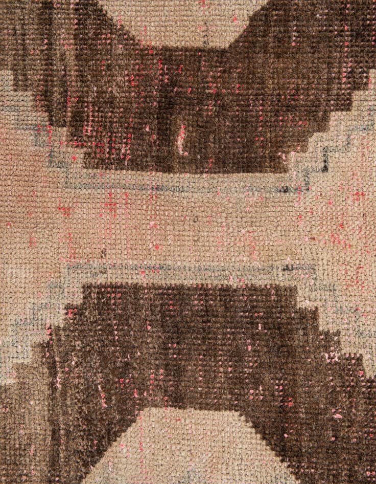 Detail image of 5' 6 x 9' 2  Hand Knotted Ultra Vintage Persian Wool Rug