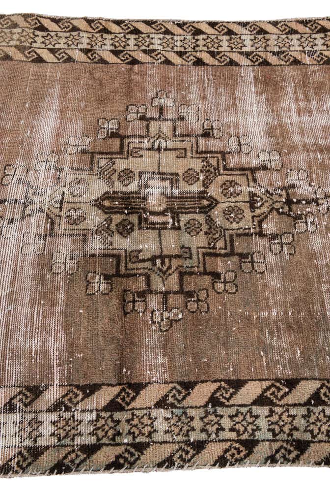 3' 9 x 6' Hand Knotted Ultra Vintage Persian Wool Rug