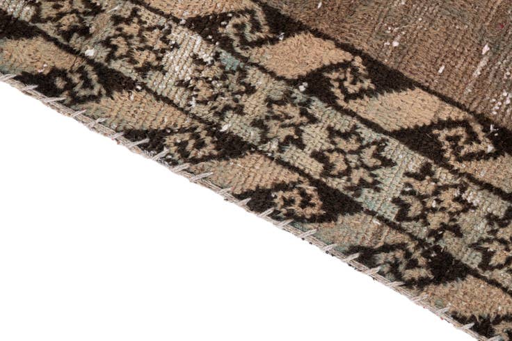 Detail image of 3' 9 x 6' Hand Knotted Ultra Vintage Persian Wool Rug