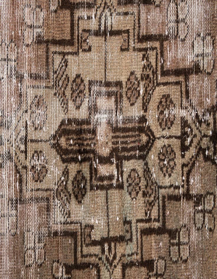 Detail image of 3' 9 x 6'  Hand Knotted Ultra Vintage Persian Wool Rug