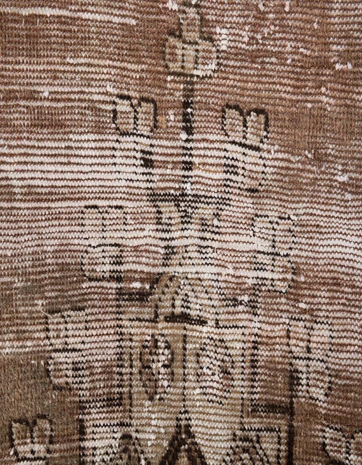 Detail image of 3' 9 x 6'  Hand Knotted Ultra Vintage Persian Wool Rug