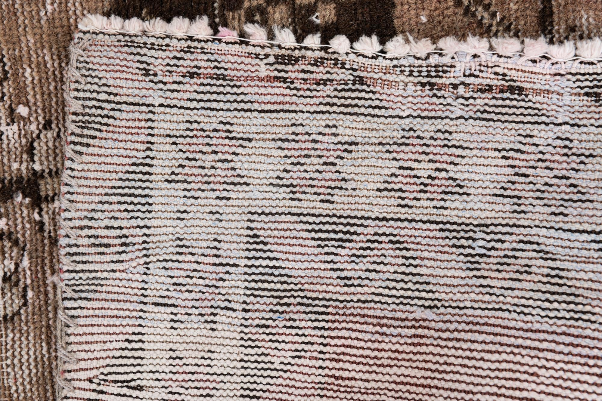 3' 9 x 6' Hand Knotted Ultra Vintage Persian Wool Rug