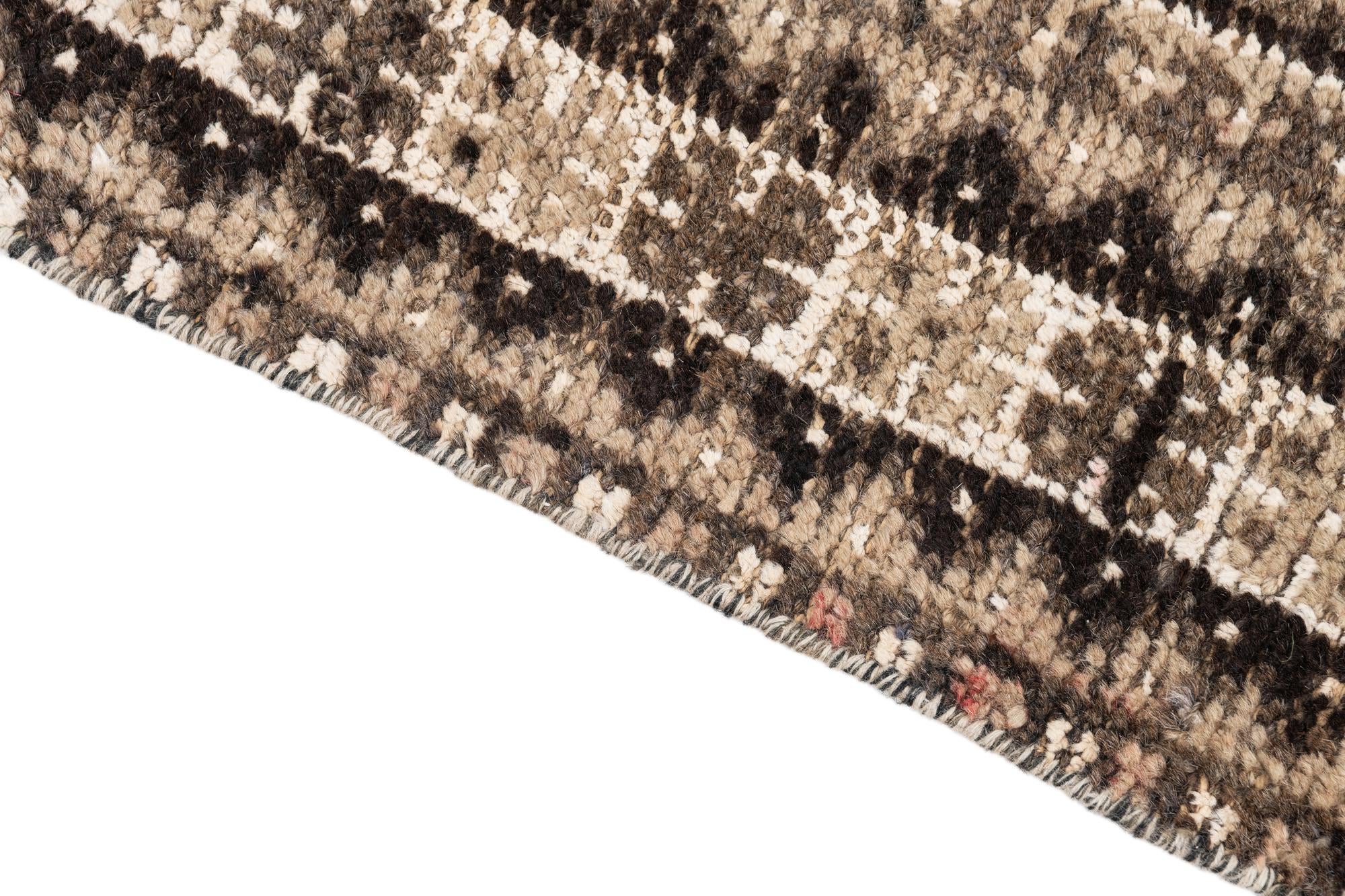6' 8 x 8' 2 Hand Knotted Ultra Vintage Persian Wool Rug