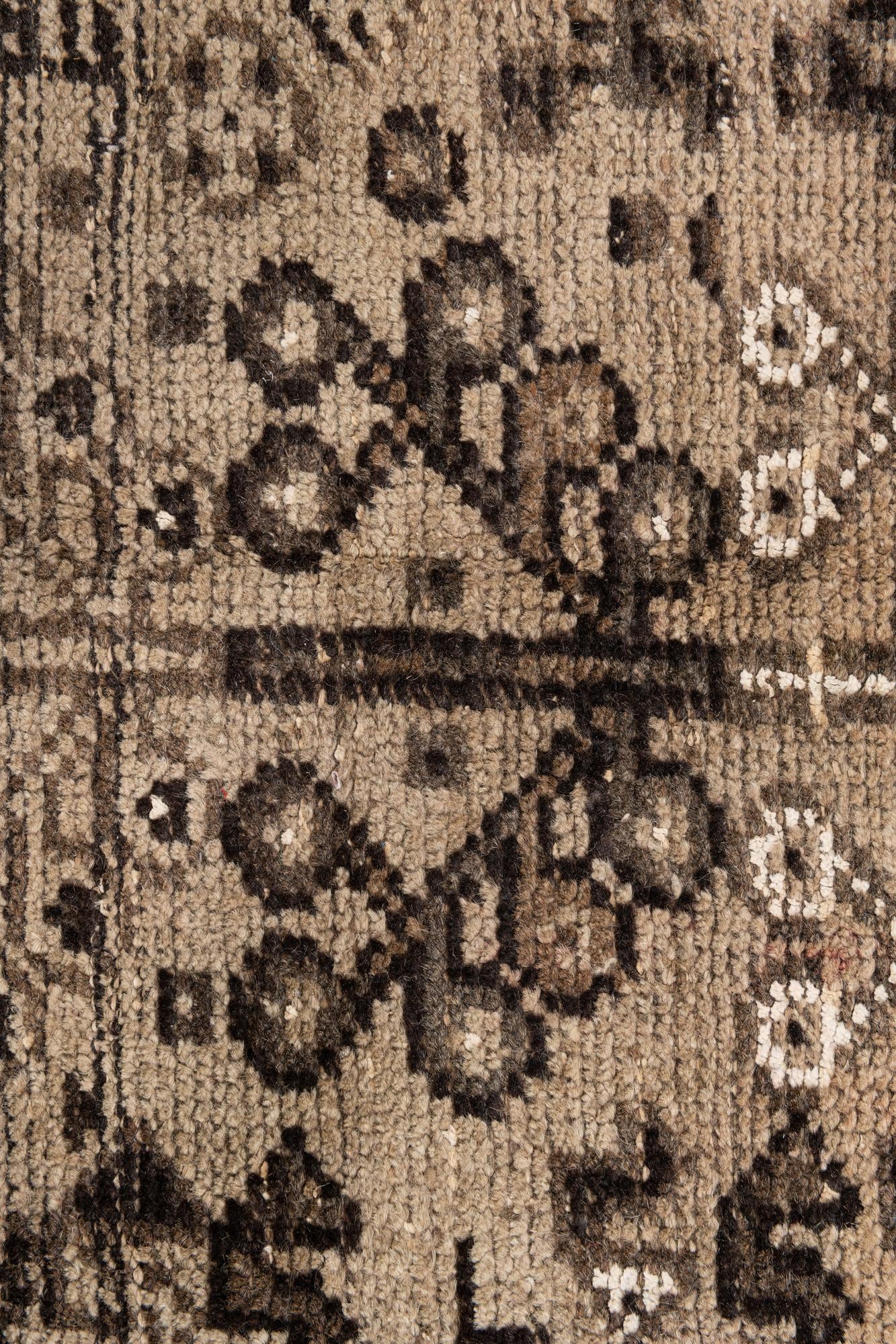 6' 8 x 8' 2 Hand Knotted Ultra Vintage Persian Wool Rug
