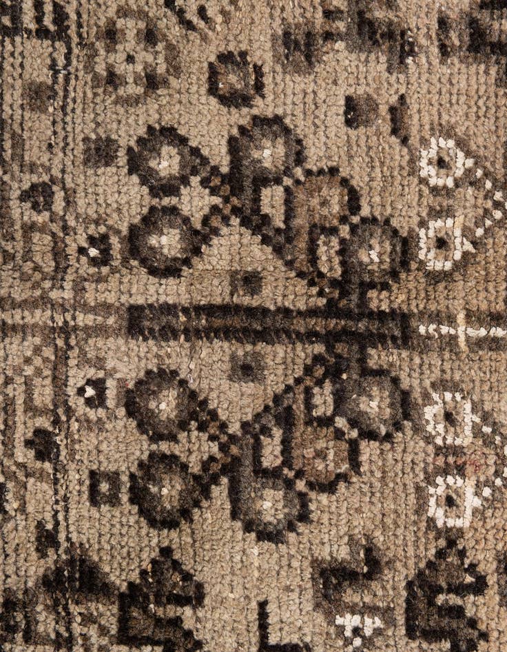 Detail image of 6' 8 x 8' 2  Hand Knotted Ultra Vintage Persian Wool Rug