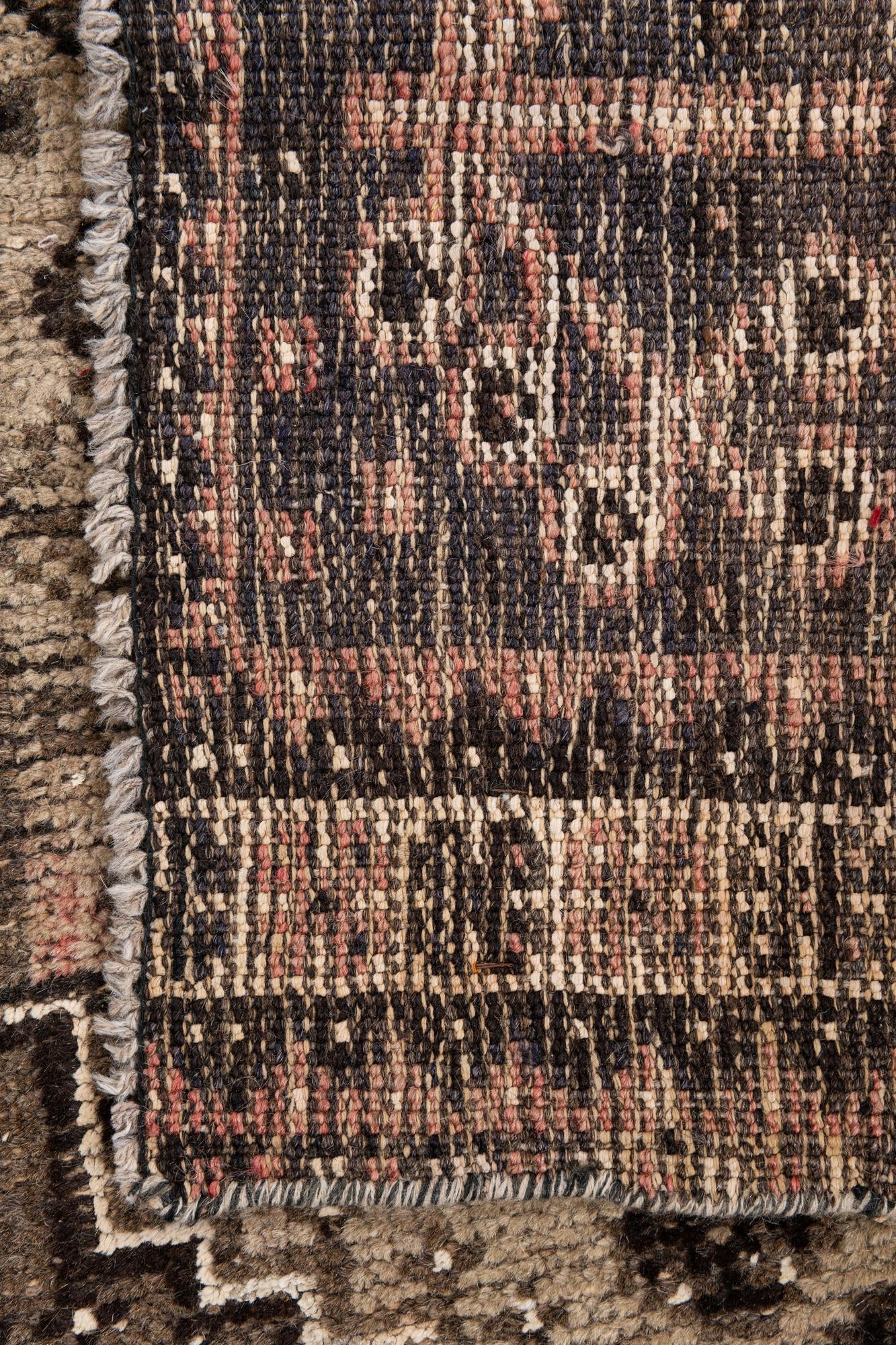 6' 8 x 8' 2 Hand Knotted Ultra Vintage Persian Wool Rug