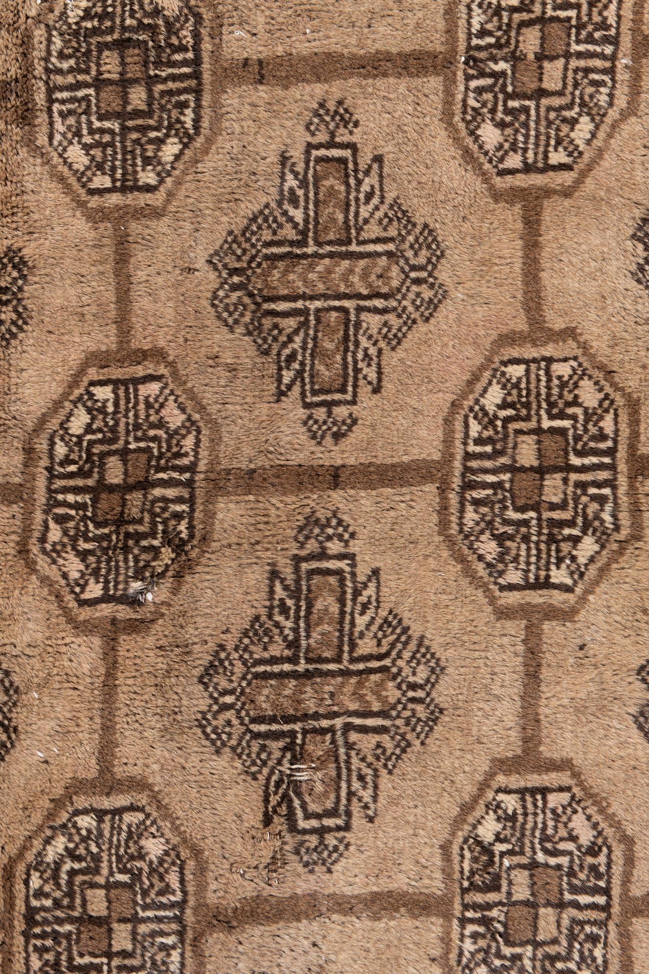 4' 9 x 7' 6 Hand Knotted Ultra Vintage Persian Wool Rug