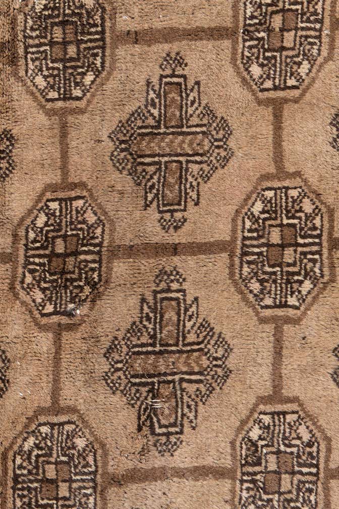 4' 9 x 7' 6 Hand Knotted Ultra Vintage Persian Wool Rug