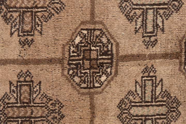 4' 9 x 7' 6 Hand Knotted Ultra Vintage Persian Wool Rug