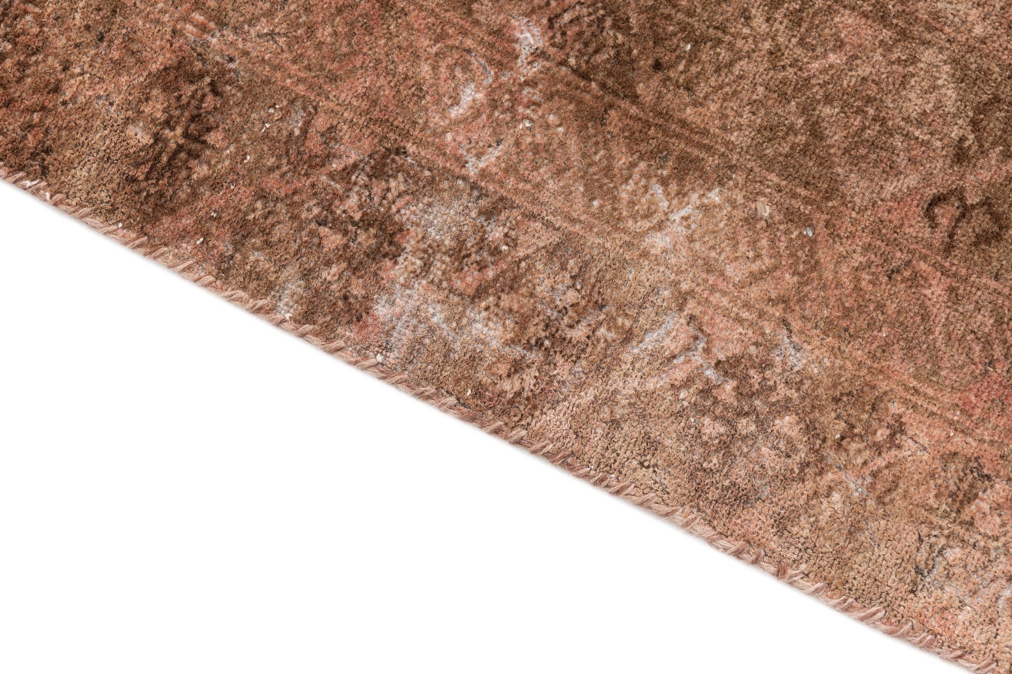 4' x 6' Hand Knotted Ultra Vintage Persian Wool Rug