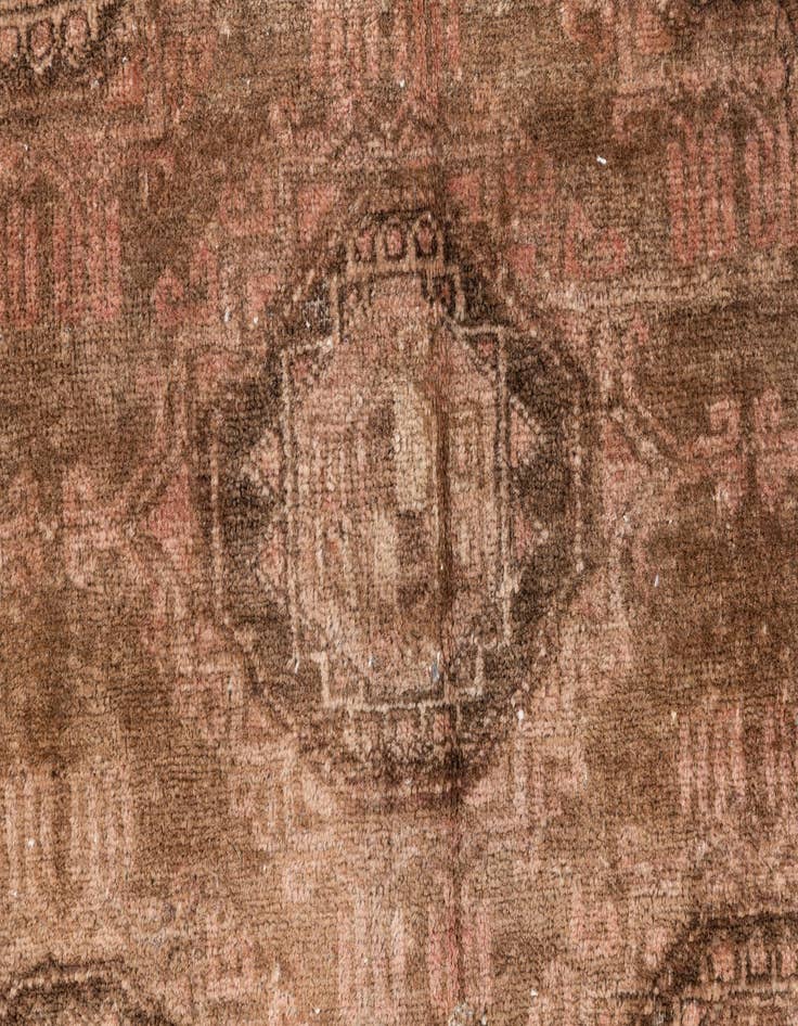 Detail image of 4' x 6'  Hand Knotted Ultra Vintage Persian Wool Rug