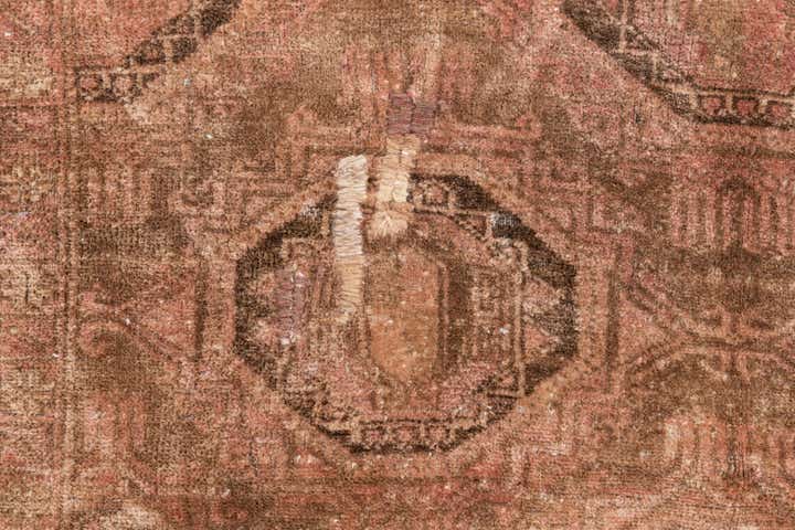 4' x 6' Hand Knotted Ultra Vintage Persian Wool Rug