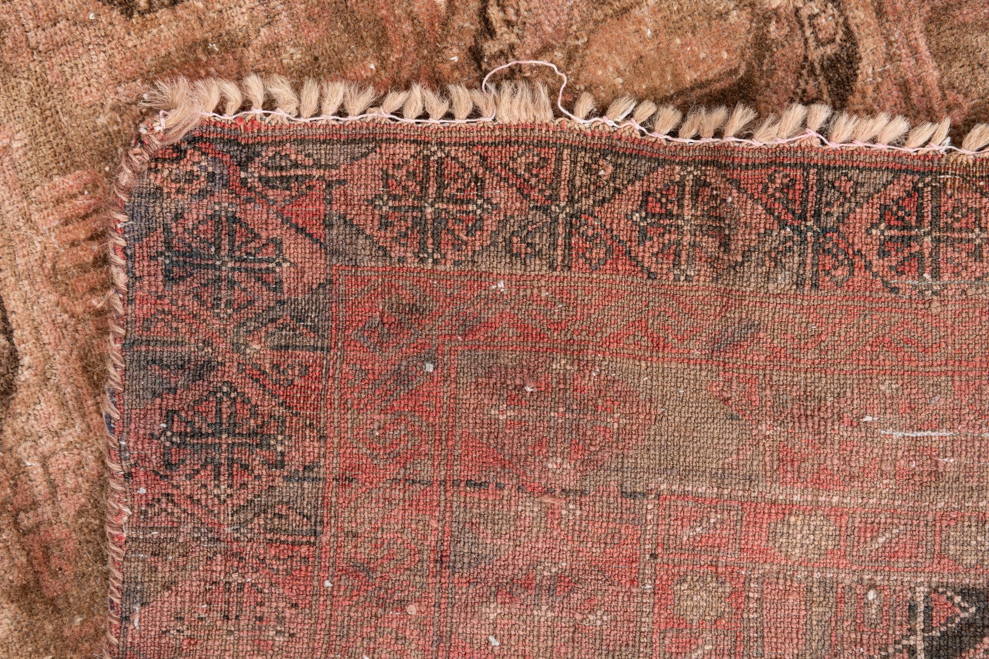 4' x 6' Hand Knotted Ultra Vintage Persian Wool Rug