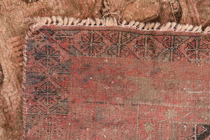 4' x 6' Hand Knotted Ultra Vintage Persian Wool Rug
