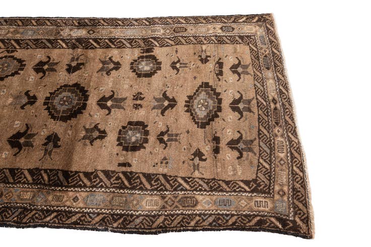 Detail image of 3' 3 x 5' 8 Hand Knotted Ultra Vintage Persian Wool Rug