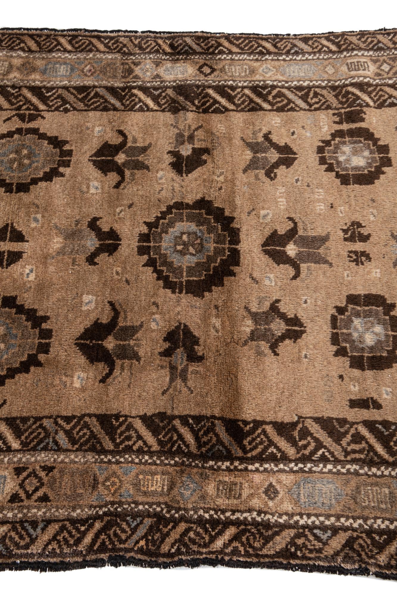 3' 3 x 5' 8 Hand Knotted Ultra Vintage Persian Wool Rug