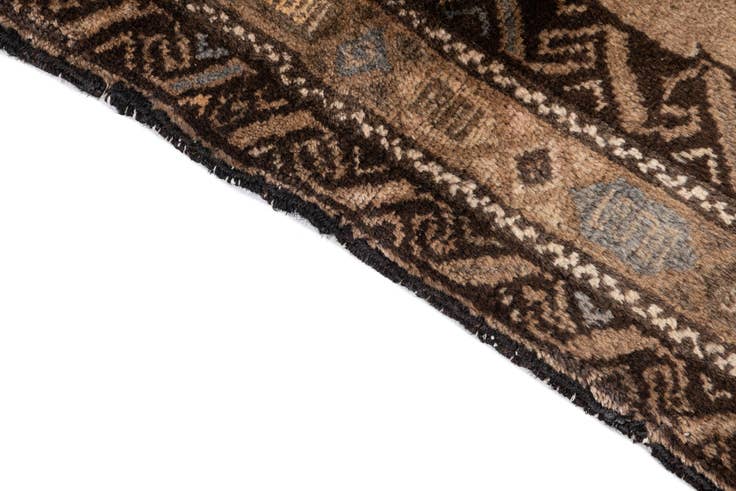 Detail image of 3' 3 x 5' 8 Hand Knotted Ultra Vintage Persian Wool Rug