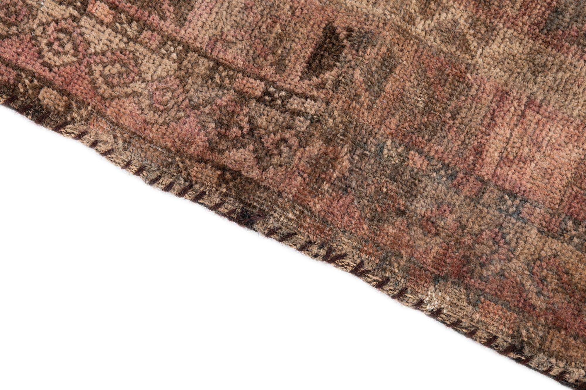 3' 10 x 5' 10 Hand Knotted Ultra Vintage Persian Wool Rug