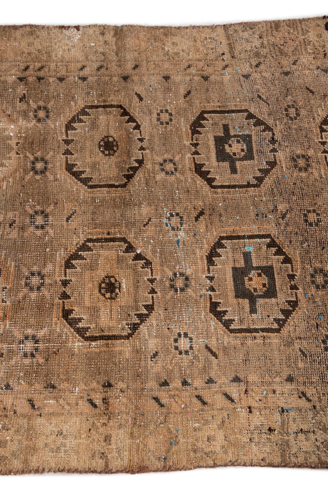 2' 8 x 5' Hand Knotted Ultra Vintage Persian Wool Rug
