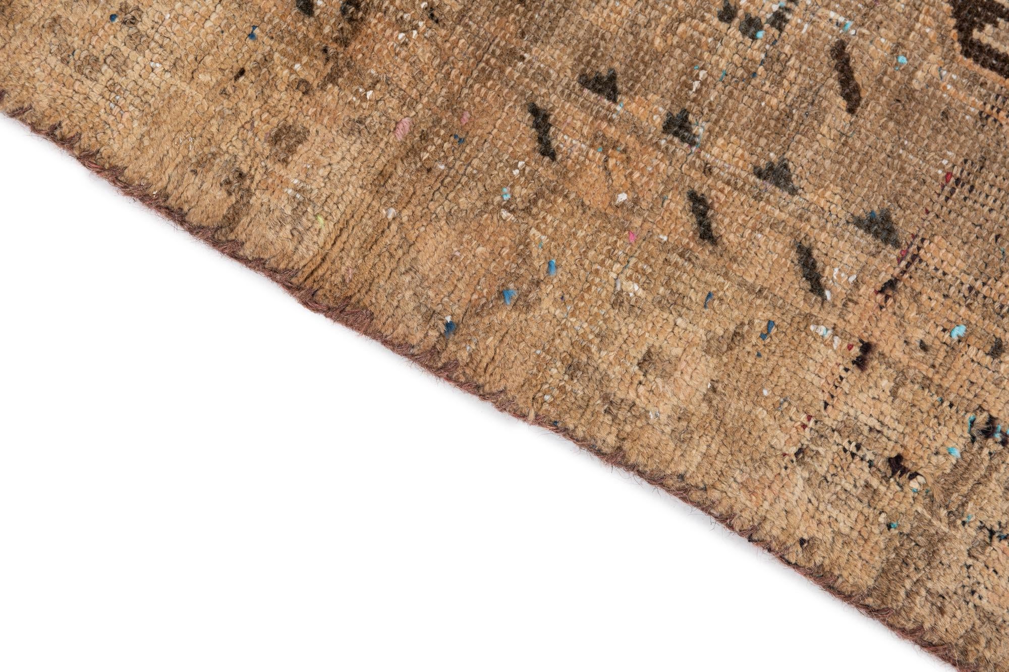 2' 8 x 5' Hand Knotted Ultra Vintage Persian Wool Rug