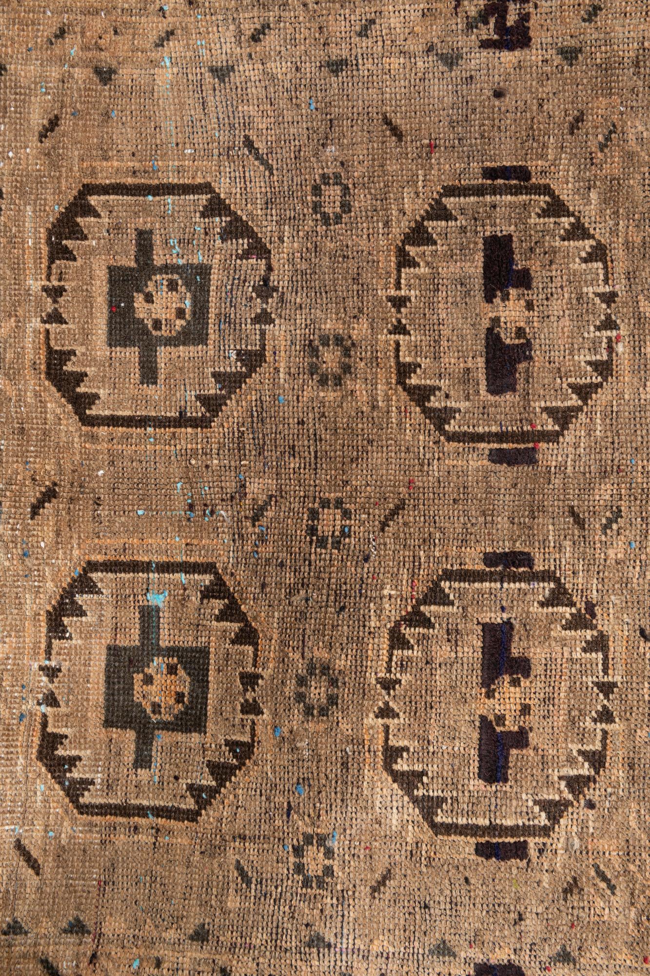 2' 8 x 5' Hand Knotted Ultra Vintage Persian Wool Rug