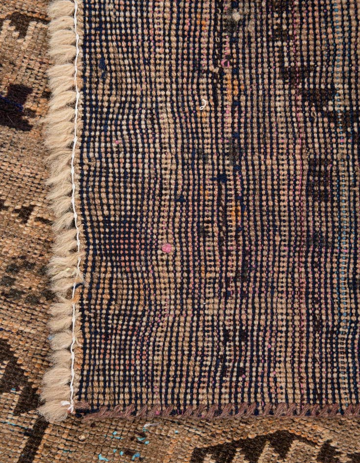 Detail image of 2' 8 x 5'  Hand Knotted Ultra Vintage Persian Wool Rug