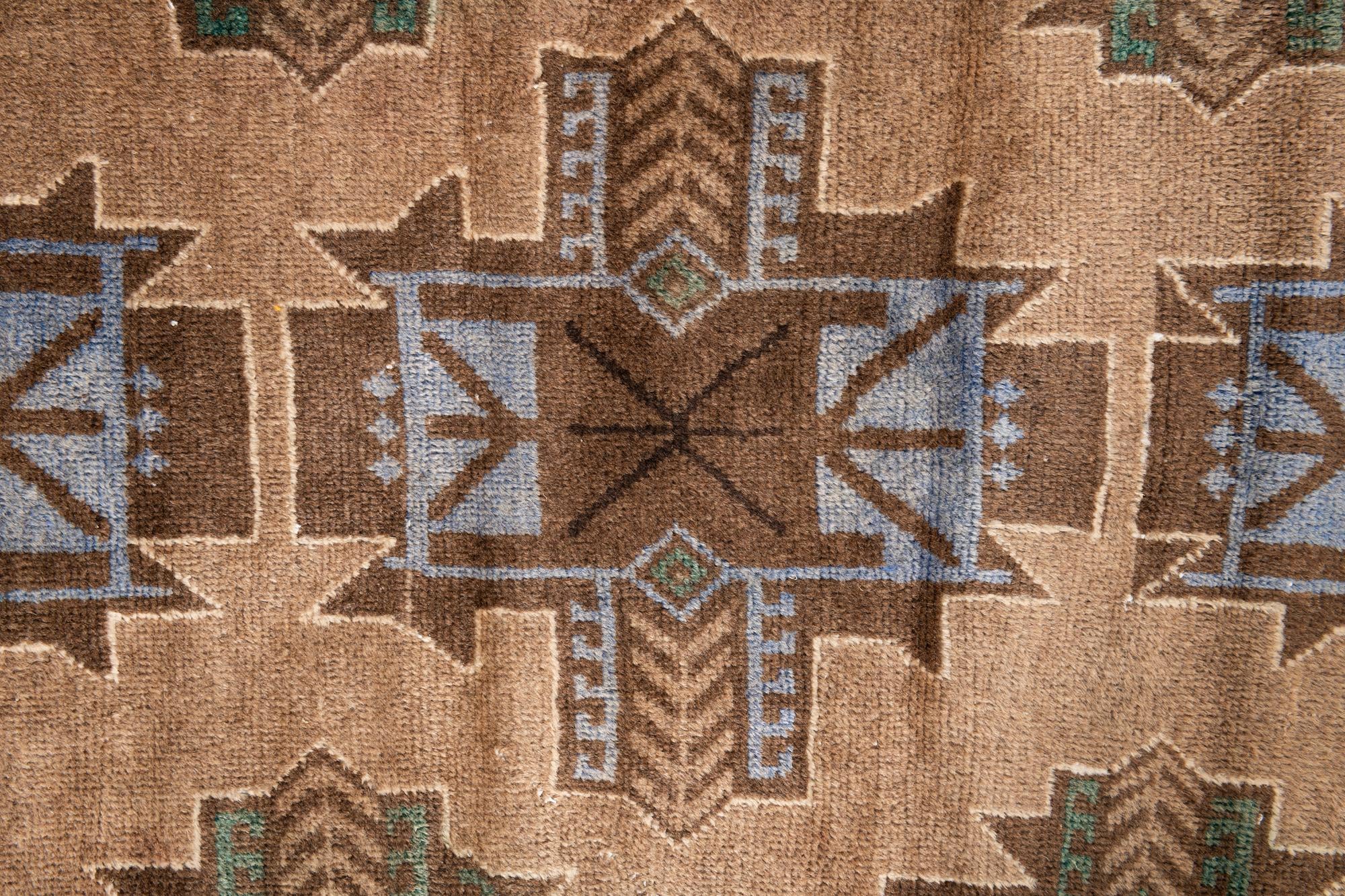 3' 4 x 6' 6 Hand Knotted Ultra Vintage Persian Wool Rug