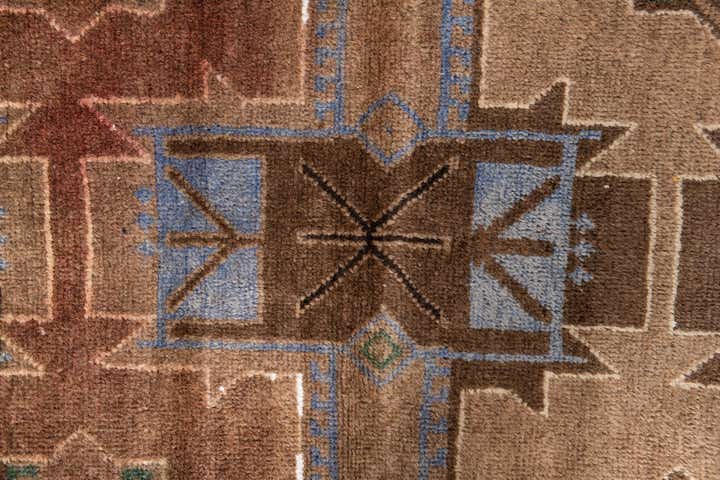 3' 4 x 6' 6 Hand Knotted Ultra Vintage Persian Wool Rug