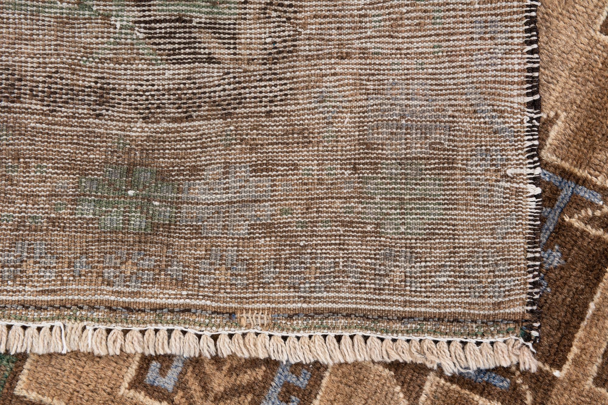 3' 4 x 6' 6 Hand Knotted Ultra Vintage Persian Wool Rug