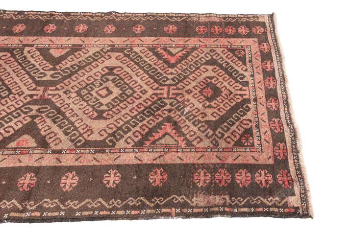 3' 6 x 6' Hand Knotted Ultra Vintage Persian Wool Rug
